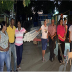 Junta Municipal de Cana Chapetón hace entrega de tubería 