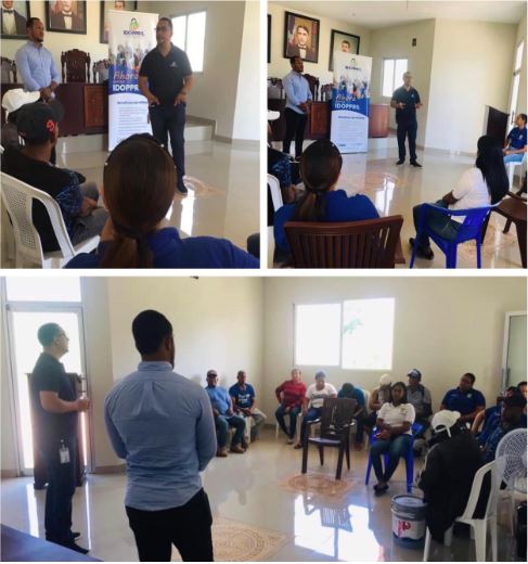 IDOPRIL visita las instalaciones de la junta Municipal de Cana Chapetón