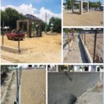 Avanzan los trabajos del parque en La Reforma. 