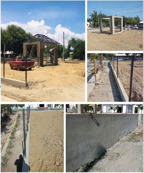 Avanzan los trabajos del parque en La Reforma. 