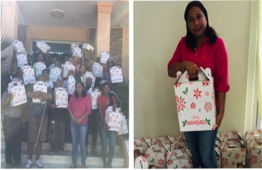 canastas navideñas a empleados