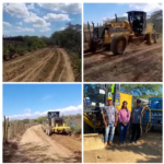 aporte económico para limpieza de caminos vecinales.