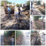 Junta Municipal de Cana Chapetón realiza operativos de limpieza. 