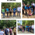 Junta Municipal realizaron primer picazo para construcción de contenes en La Reforma.