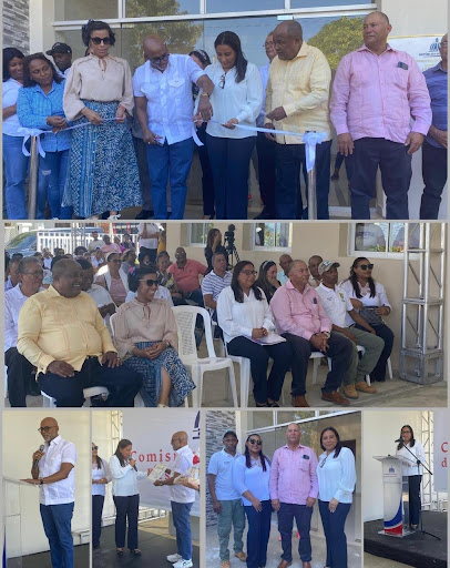 La Comisión Presidencial de Desarrollo Provincial y Alcaldesa Inauguran Funeraria en el Distrito Municipal de Cana Chapetón.