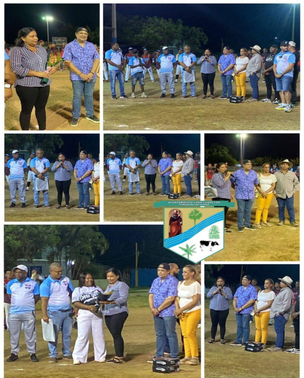 Alcaldesa de Cana Chapetón participa en la ceremonia inaugural del Torneo de Sóftbol Cana 2025.